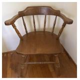 Comb Back Captains Chair