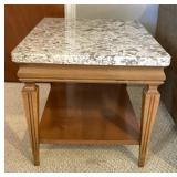 Marble Top Side Table
