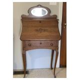 Antique Oak Secretary Desk