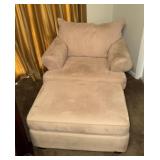 Club Chair with Ottoman