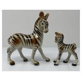 Porcelain Zebra Figurines