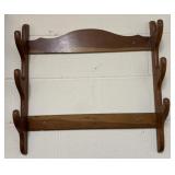 Wooden Gun Rack and Brackets