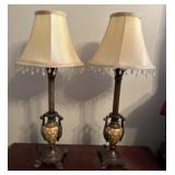 Bronze Tone Table Lamps