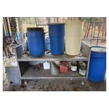 Metal Work Table and Contents