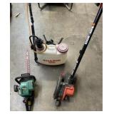 Backpack Sprayer, Edger and Trimmer