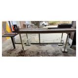 Metal Work Tables and Vice