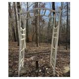 Bird Bath and Trellis