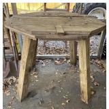 Handmade Wooden Outdoor Table