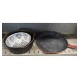 Cast Iron Skillet and Pot