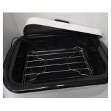 Electric Enamel Roasting Pan
