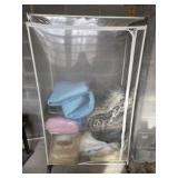 Moving Blankets Upright Plastic Container