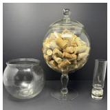 Apothecary Jar Filled with Wine Corks