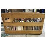 Wooden Crate of Books