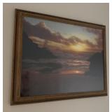 Framed Ocean Artwork