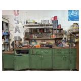 Contents of Cabinet and Wall