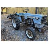 Mitsubishi D2000 Tractor and Landscape Rake