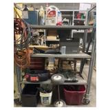 Shop Shelf Unit and Contents