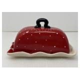 Blue Sky Ceramic Heather Goldmine Butter Dish
