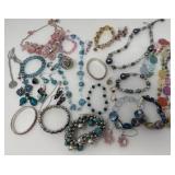 Pink and Blue Costume Jewelry