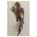 Metal Parrot Wall Art