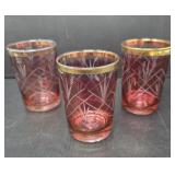 Cranberry Cattail Glassware