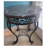 Marble Top Lamp Table