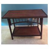 Bamboo Asian Inspired Side Table