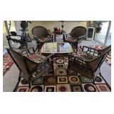 Bamboo and Rattan Porch Chairs