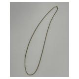 14K Gold Rope Chain Necklace