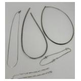 Sterling Silver Necklaces and Bracelets