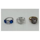 Sterling Silver Rings with Stones