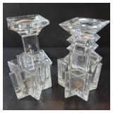 Glass Candle Holders