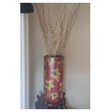 Decorative Ceramic Vase with Stand
