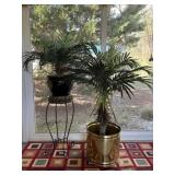 Planters and Faux Greenery