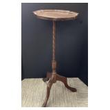 Pie Crust Plant Stand