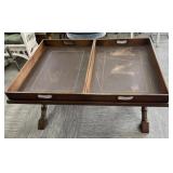 Double Butler Tray Coffee Table
