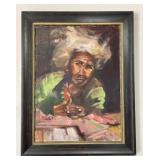 Artist Unknown, Self Portrait, Oil on Canvas