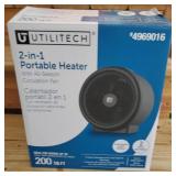 Utilitech 2 in 1 Portable Heater