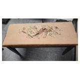 Needlepoint Piano Bench