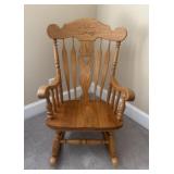 Vintage S. Bent & Bros Solid Wood Rocker
