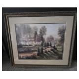 Framed Homestead Victorian Print