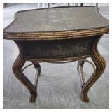 Decorative Bamboo End Table