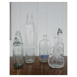 Antique Glass Bottle Lot