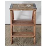 Wood Two Step Stool