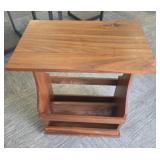 Solid Wood Magazine Rack