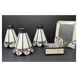 Stained Glass Frames, Pin Box and Shades