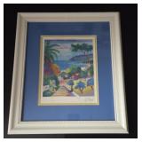 Framed and Signed Tropical Print