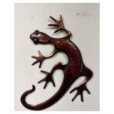 Metal Lizard Wall Art