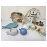 Assortment of Fish Ceramics and More