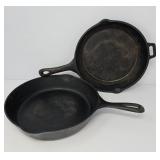 Pair of Cast Iron Skillets
